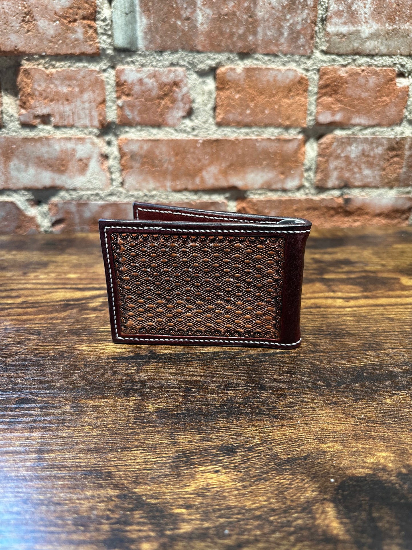 Handmade money clip wallet