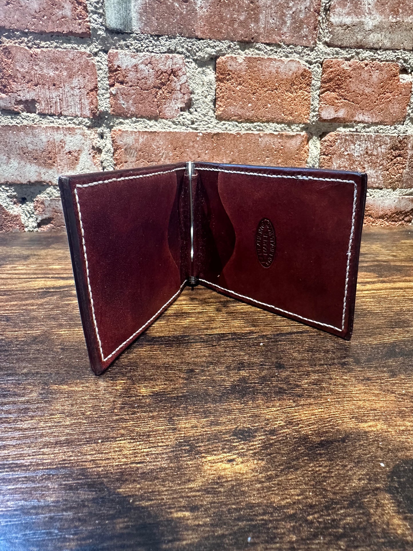 Handmade money clip wallet