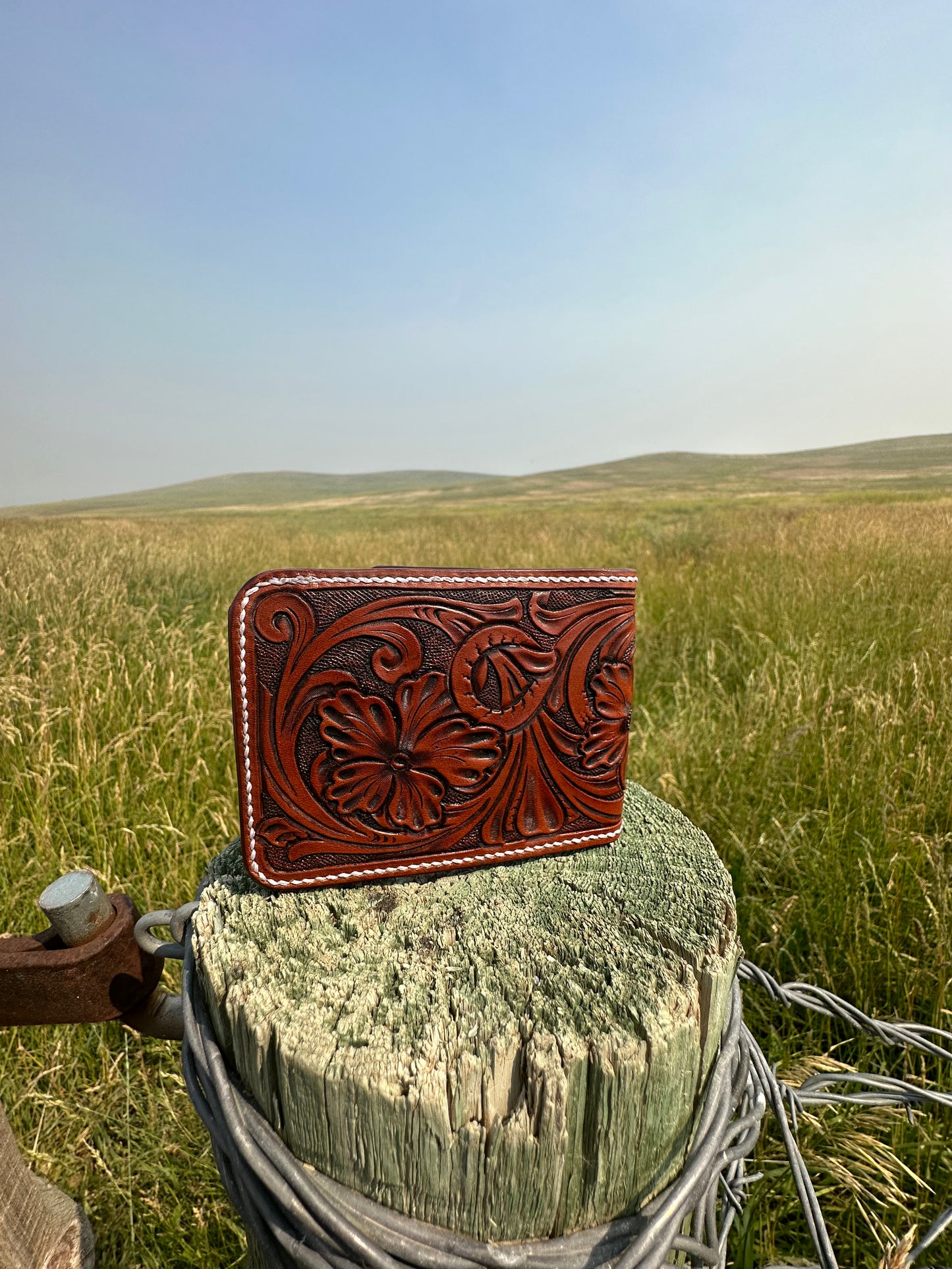 Handmade billfold wallet