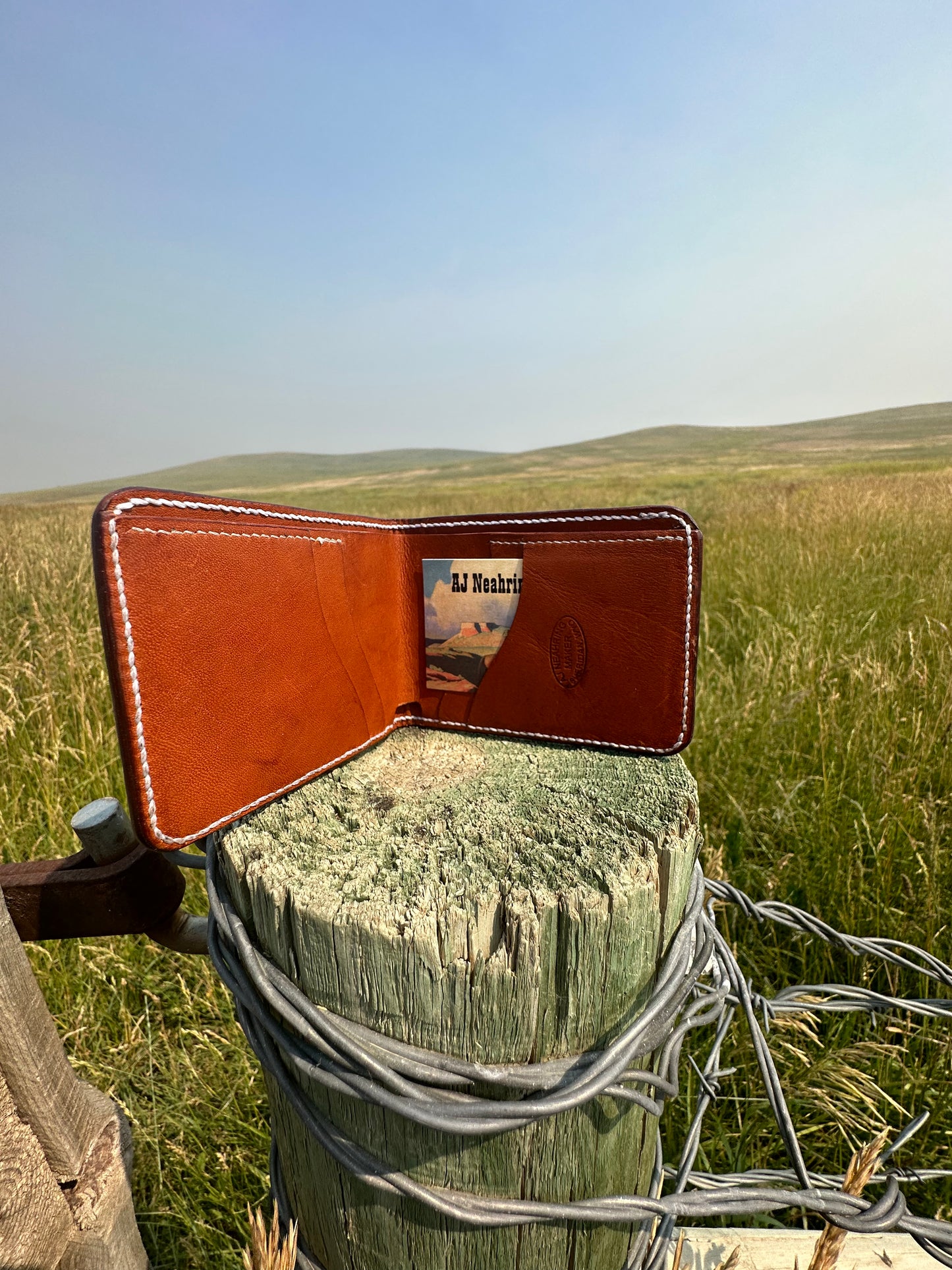 Handmade billfold wallet