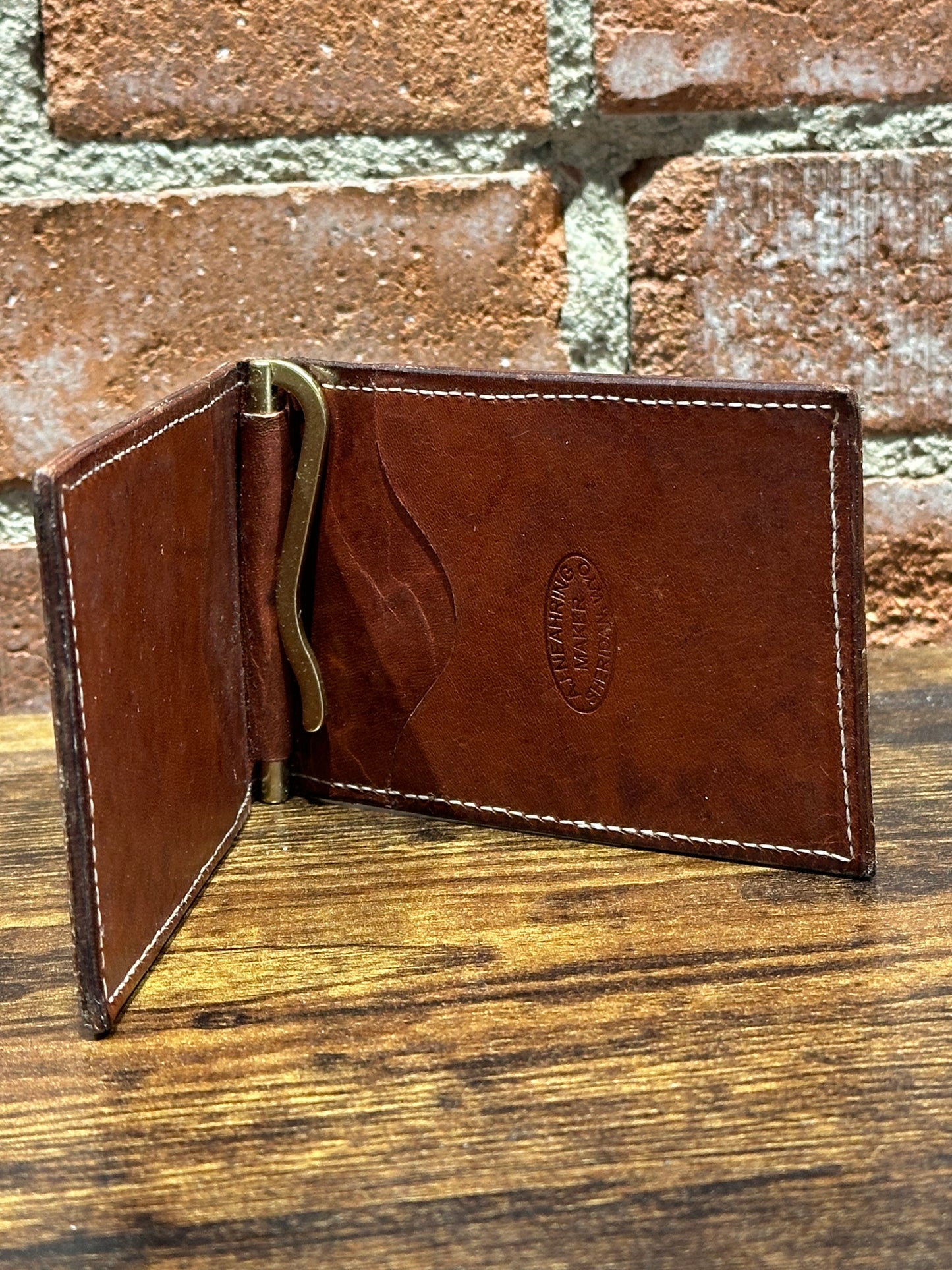 Handmade Elk money clip wallet